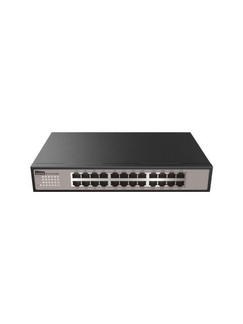 SWITCH NETIS GIGABIT ETHERNET ST3124GS 24 PUERTOS 10-100-1000MBPS 16.000 ENTRADAS - NO ADMINISTRABLE