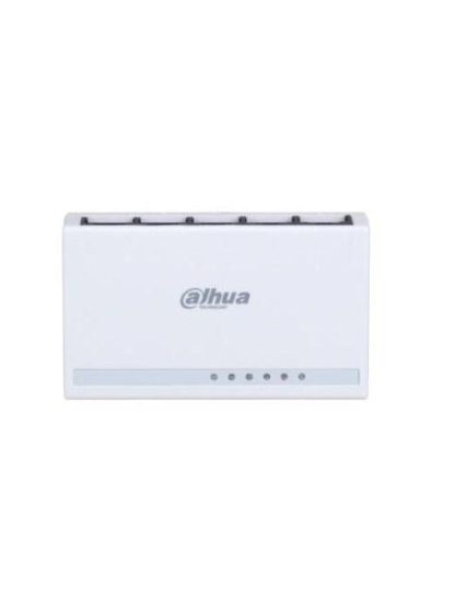SWITCH PARA ESCRITORIO DE 5 PUERTOS DAHUA DHPFS30055ETL - NO ADMINISTRABLE - FAST ETHERNET 10-100MBPS - DISENO COMPACTO - CAPA 2 - SWITCHING 1 GBPS- NB
