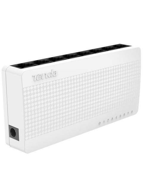 SWITCH TENDA S108 COLOR BLANCO 4 2 W