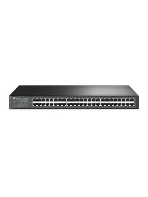 SWITCH TP-LINK FAST ETHERNET TL-SF1048 48 PUERTOS 10-100MBPS 9.6 GBIT-S 8000 ENTRADAS ? NO ADMINISTRABLE