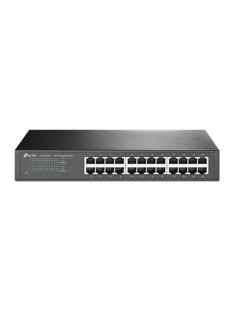 SWITCH TP-LINK GIGABIT ETHERNET TL-SG1024D 24 PUERTOS 10-100-1000MBPS 48 GBIT-S 8000 ENTRADAS NO ADMINISTRABLE
