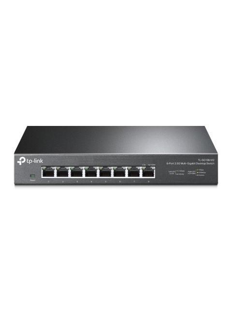 SWITCH TP-LINK GIGABIT ETHERNET TL-SG108-M2 8 PUERTOS 10-100-1000MBPS 40 GBIT-S 16.000 ENTRADAS - NO ADMINISTRABLE