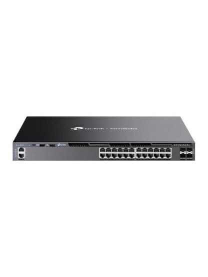 SWITCH TP-LINK SG6428X 24 PUERTOS GIGABIT ETHERNET 10-100-1000 4 PUERTOS SFP 128 GBIT-S 32000 ENTRADAS ADMINISTRADO