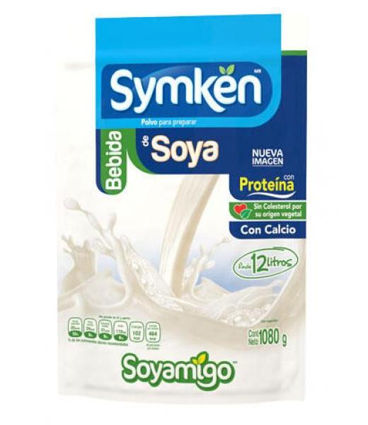 SYMKEN POLVO PARA PREPARAR BEBIDA DE SOYA 1.08KG SIN COLESTEROL P SOYAMIGO