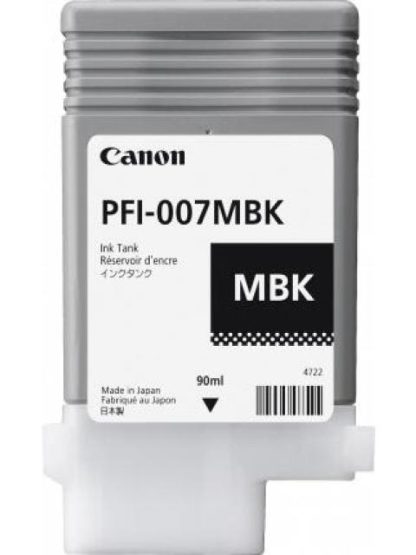 TANQUE DE TINTA CANON PFI-007MBK NEGRO MATE 90ML