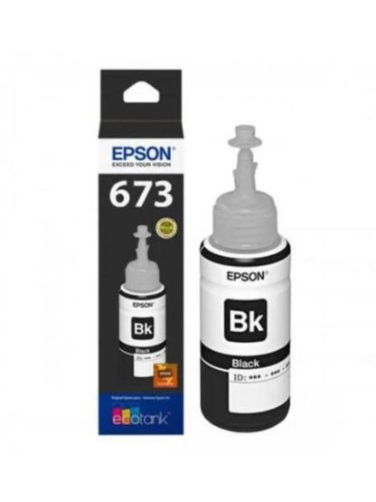 TANQUE DE TINTA (ECOTANK) EPSON 673 NEGRO 70ML
