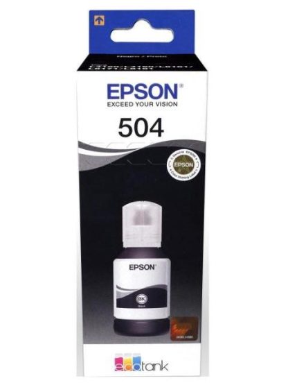 TANQUE DE TINTA EPSON T504 NEGRO 127ML