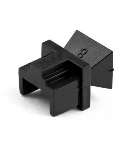 BROBOTIX TAPAS PARA CONECTOR RJ-45 NEGRO 100 PIEZAS - Image 4