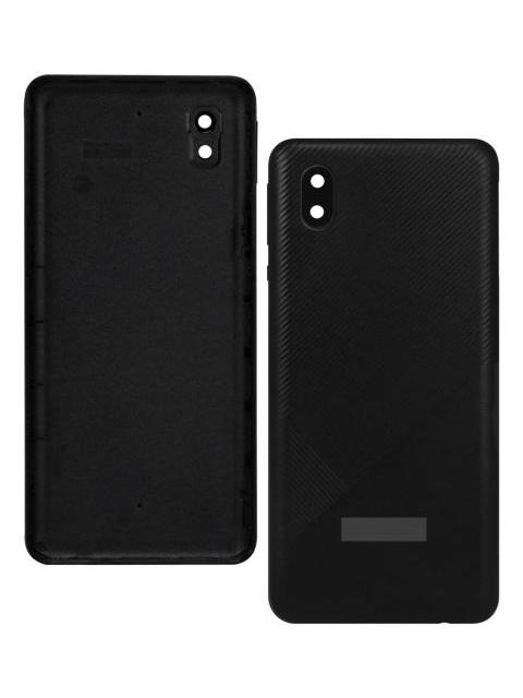 TAPA TRASERA COMPATIBLE CON SAMSUNG A01 CORE A013M A013F DS COLOR NEGRO