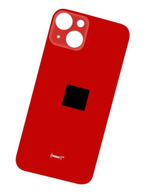 TAPA TRASERA PARA IPHONE 13 A2633 A2482 A2631 BIG HOLE REPUESTO ROJO