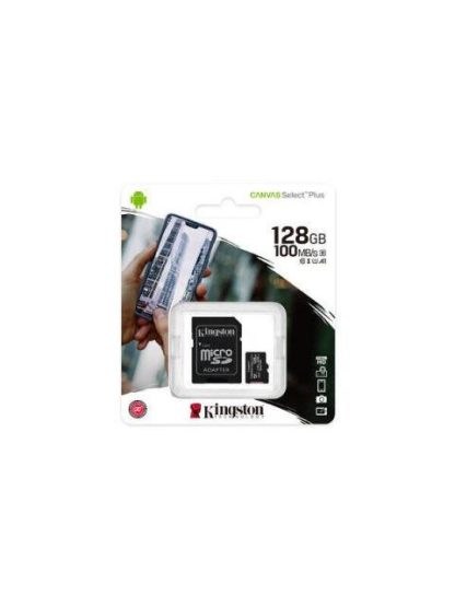 MEMORIA FLASH KINGSTON CANVAS SELECT PLUS 128GB MICROSDXC UHS-I CLASE 10 CON ADAPTADOR - Image 5