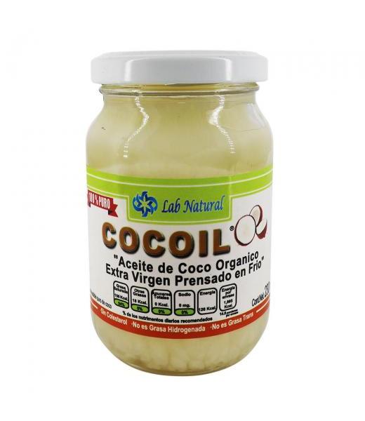 TARRO COCOIL ACEITE DE COCO ORGANICO 473ML EXTRA VIRGEN PRENSADO LAB. NATURAL ENERGY AND NUTRITION