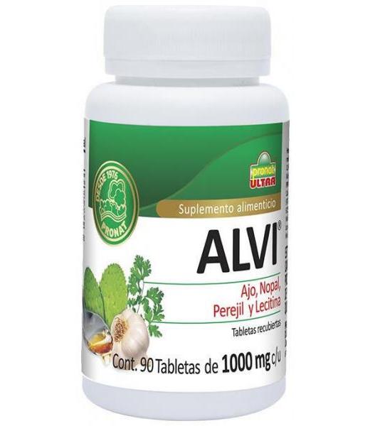TBS. ALVI C 90 1000MG C U AJONOPALPEREJIL Y LECITINA. PRONAT