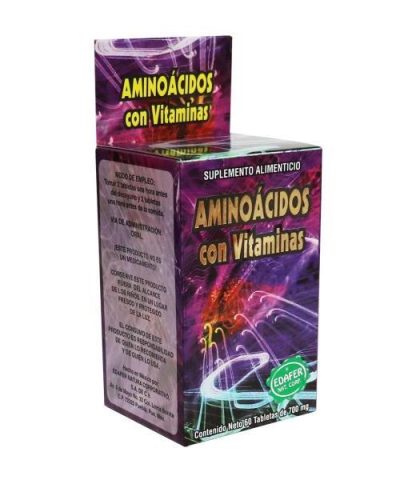 TBS. AMINOACIDOS CON VITAMINAS C 60 EDAFER NATURA