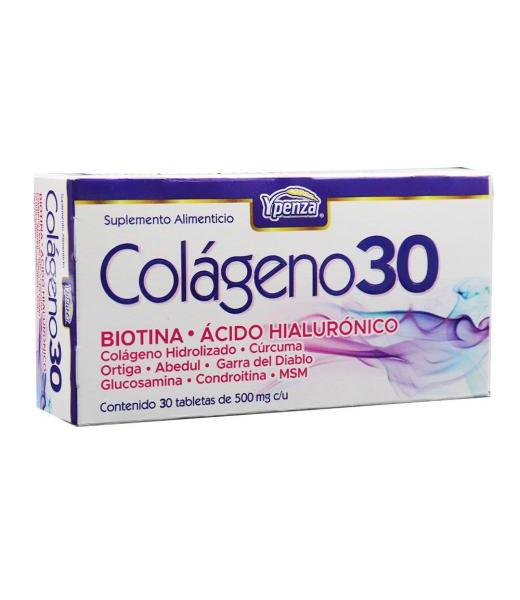 TBS. COLAGENO 30 C 30 500 MG COLAGENO HIDROLIZADO CURCUMA ORTIGA SOLO PARA DIABETICOS