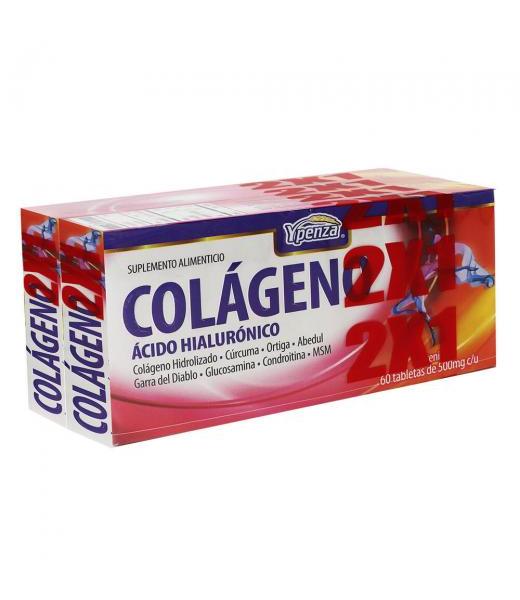 TBS. COLAGENO ACIDO HIALURONICO C 60 (2X1) DE 500MG C U SOLO PARA DIABETICOS
