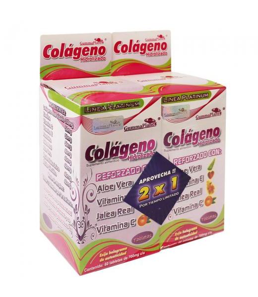 TBS. COLAGENO HIDROLIZADO C 60 OFERTA 2X1 GUMMA CORPORATION
