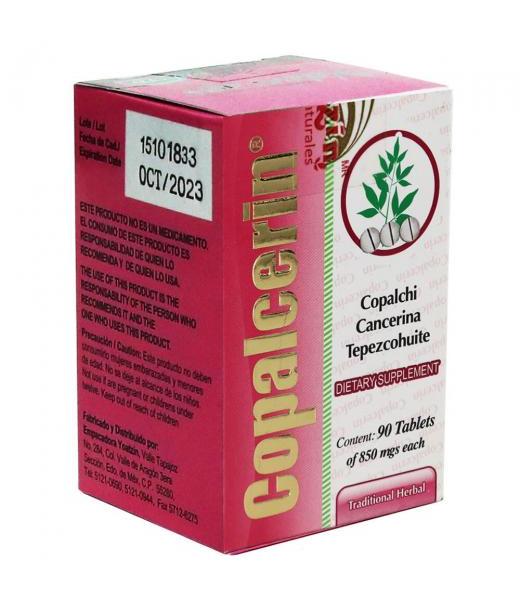 TBS. COPALCERIN C 90 COPALCHICANCERINA Y TEPEZCOHUITE. EMPACADORA YOATZIN