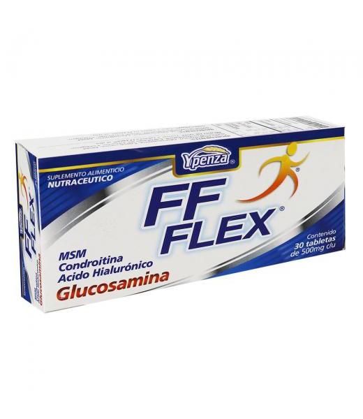 TBS. FF FLEX C 30 500MG GLUCOSAMINA MSMCONDROITINAACIDO HIALURONI SOLO PARA DIABETICOS