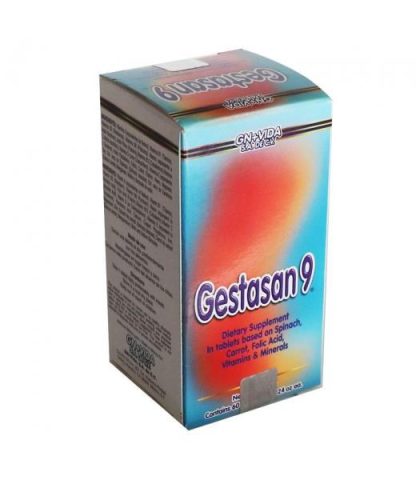 TBS. GESTASAN 9 C 60 C ESPINACAZANAHORIAACIDO FOLICOVIT Y MINERAL GN+VIDA
