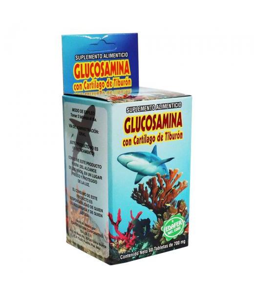 TBS. GLUCOSAMINA C CARTILAGO DE TIBURON C 60 EDAFER NATURA