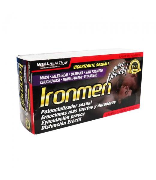 TBS. IRONMEN C 2 500MG MACAJALEA REALDAMIANASAW PALMETOCHUCHUWASI SOLO PARA DIABETICOS