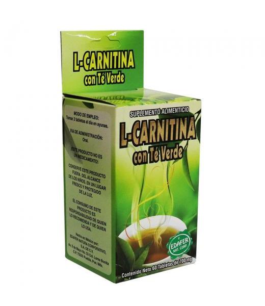 TBS. L-CARNITINA C TE VERDE C 60 EDAFER NATURA