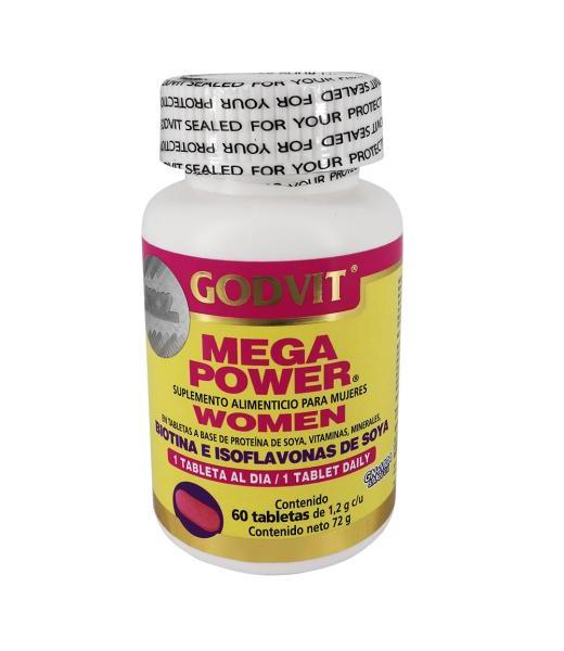 TBS. MEGAPOWER WOMAN C 60 BIOTINA E ISOFLAVONAS DE SOYA GN+VIDA