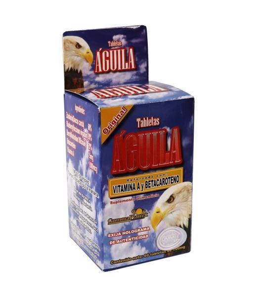 TBS. OJO AGUILA VITAMINA A Y BETACAROTENO C 60 . GUMMA CORPORATION