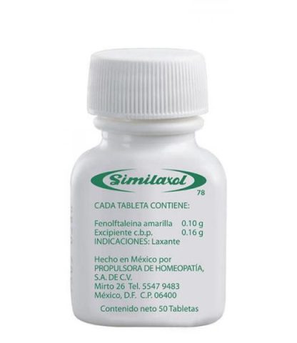 TBS. SIMILAXOL C 50 LAXANTE 40 SIMILAXOL