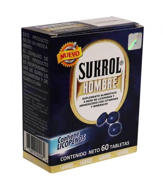 TBS. SUKROL HOMBRE C 60 A BASE DE LICOPENOS Y AMINOACIDO CON VIT FARMAMEDICA