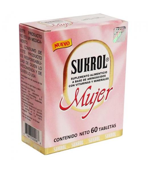 TBS. SUKROL MUJER C 60 A BASE DE AMINOACIDOS CON VITAMINAS Y MINE FARMAMEDICA