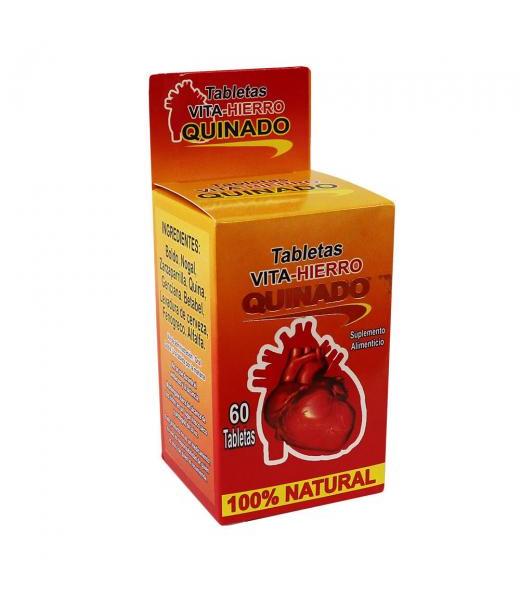 TBS. VITA-HIERRO QUINADO C 60 GUMMA CORPORATION