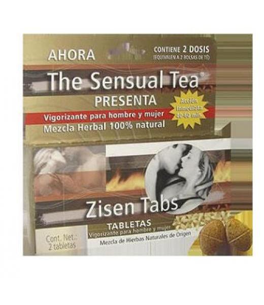 TBS. ZISEN TABS.C 2 VIGORIZANTE PARA HOMBRE Y MUJER THE SENSUAL