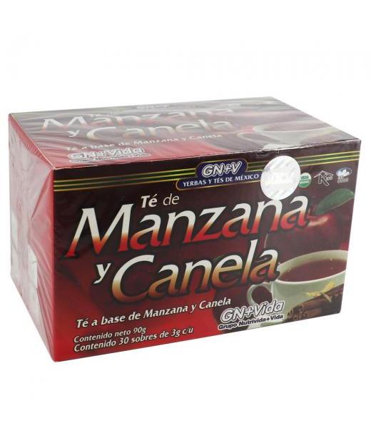 TE DE MANZANA Y CANELA C 30 SOB. 3G TE A BASE DE MANZANA Y CANELA GN+VIDA