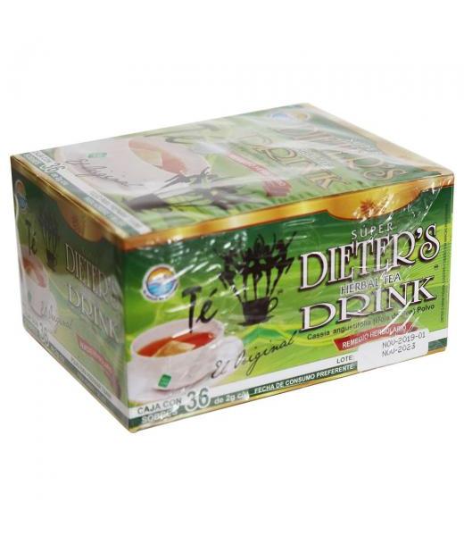 TE DIETERS HERBAL TEA DRINK CON MANZANILLA C 36 SOBS. DE 2 GR MUNDO NATURAL