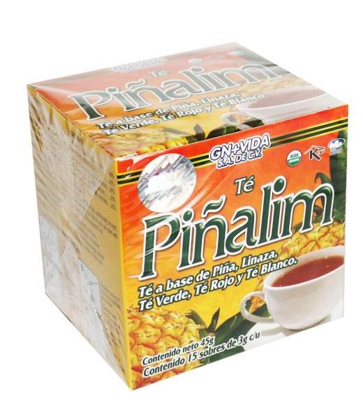 TE PIÑALIM C 15 SOB. 3G A BASE DE PIñaliNAZATE VERDETE ROJO Y TE BLAN GN+VIDA