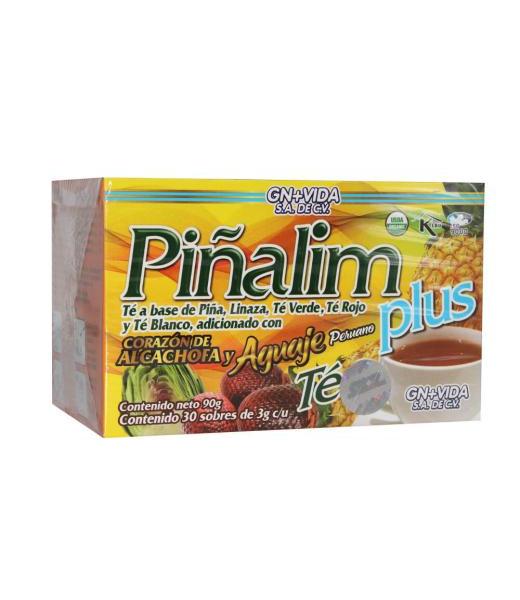 TE PIÑALIM PLUS C 30 SOB. 3G ADICIONADO CON ALCACHOFA AGUAJE PERUA GN+VIDA