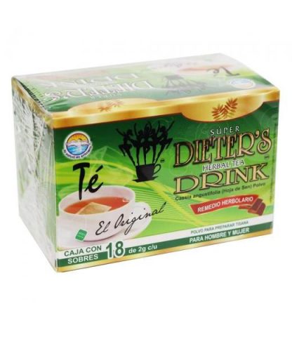 TE SUPER DIETERS HERBAL TEA DRINK C 18 SOBS. DE 2 GR MUNDO NATURAL