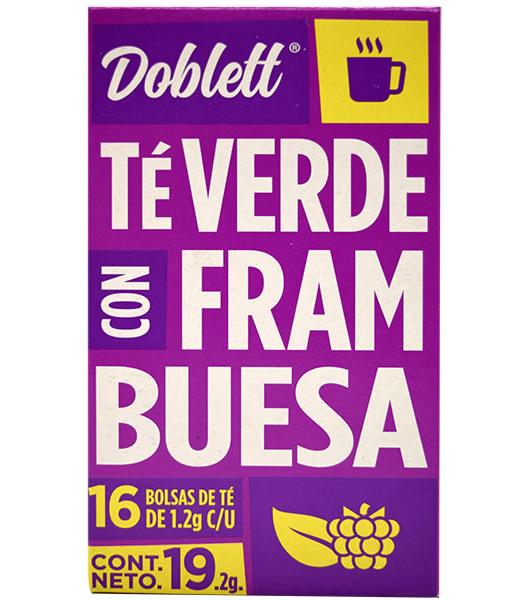 TE VERDE CON FRAMBUESA 16 SOB 19.2 G DOBLETT