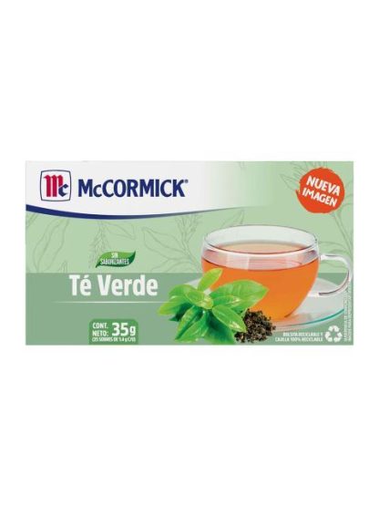 TE VERDE MCCORMICK 25 SOBRES