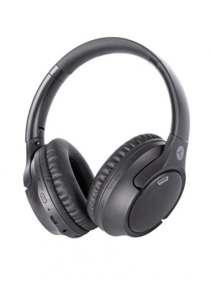 TECHZONE AUDIFONOS CON MICROFONO TZDJ02 BLUETOOTH INALAMBRICO USB-C NEGRO