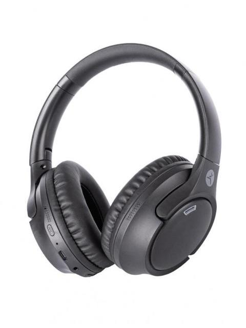 TECHZONE AUDIFONOS CON MICROFONO TZDJ02 BLUETOOTH INALAMBRICO USB-C NEGRO