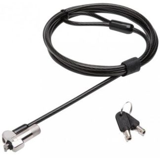 TECHZONE CANDADO DE LLAVE PARA LAPTOP NANO LOCK 1.8 METROS NEGRO