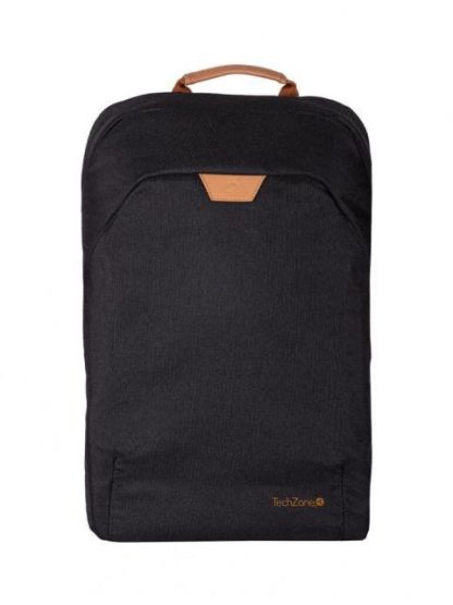 TECHZONE MOCHILA DE PET ECO HERO BLACK PARA LAPTOP 15.6 NEGRO