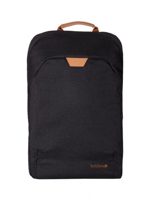 TECHZONE MOCHILA DE PET ECO HERO BLACK PARA LAPTOP 15.6 NEGRO