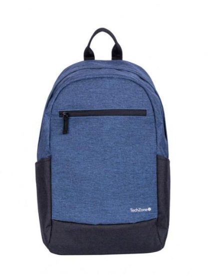 TECHZONE MOCHILA DE POLIESTER EASY LITE BLUE PARA LAPTOP 15.6 AZUL