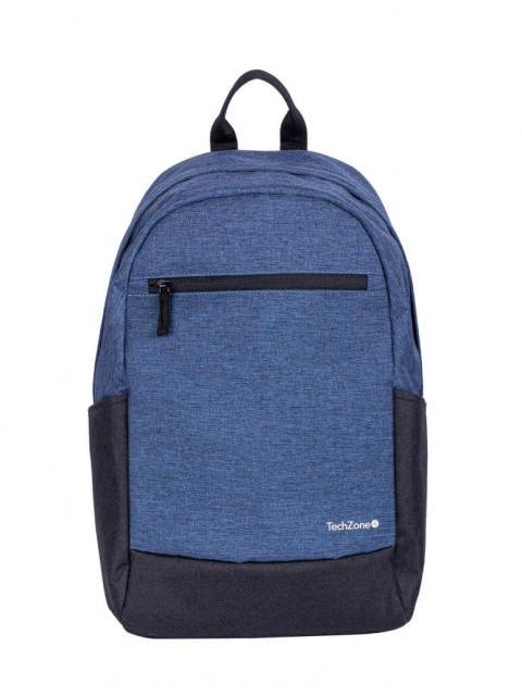 TECHZONE MOCHILA DE POLIESTER EASY LITE BLUE PARA LAPTOP 15.6 AZUL