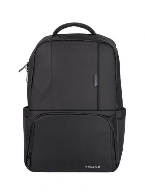 TECHZONE MOCHILA DE POLIESTER WANTED PARA LAPTOP 15.6 NEGRO