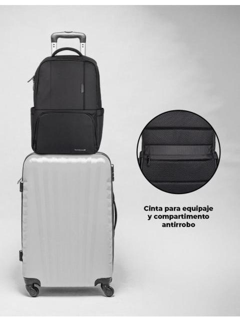 TECHZONE MOCHILA DE POLIESTER WANTED PARA LAPTOP 15.6 NEGRO - Image 6